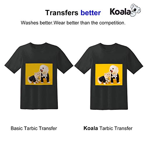 KOALA Papel de transferencia de tinta para camisetas de oscuros, 10 hojas, A4.