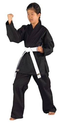 Kwon - Kimono de Artes Marciales, tamaño 150 cm, Color Negro