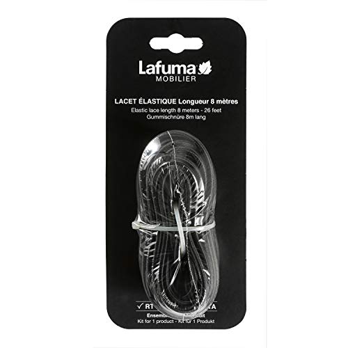 Lafuma Cuerdas eslásticas para hamaca Siesta L, 8 metros, Negro, LFM2405-0247