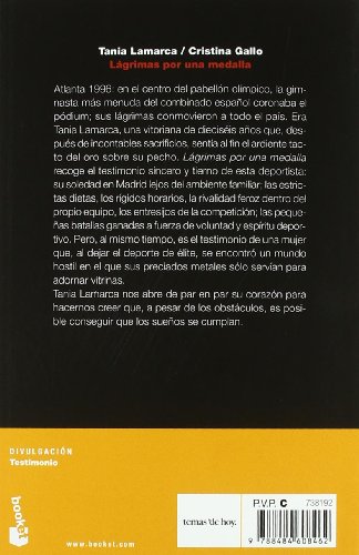 Lágrimas por una medalla: Un conmovedor testimonio sobre la lucha para alcanzar un sueño (Divulgación)