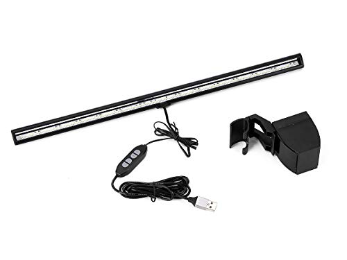 LEDLUX JF0182 - Barra de luz LED para monitor de ordenador, ordenador, TV, portátil, 5 V, USB CCT, regulable, diseño asimétrico, protección de ojos ajustable