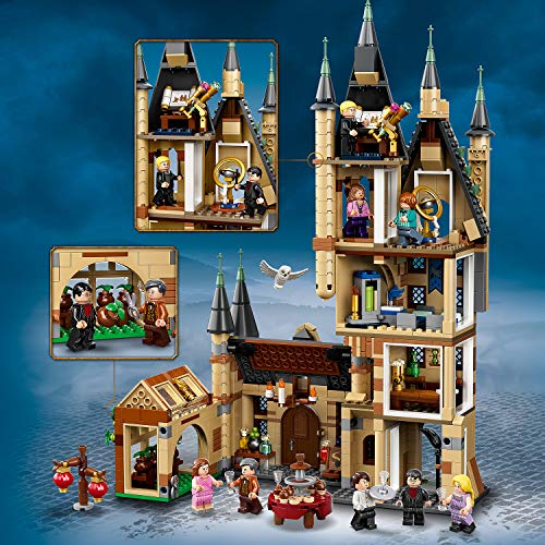 LEGO Harry Potter Torre de Astronomía Juguete Compatible con los Sets Gran Comedor de Hogwarts y Sauce Boxeador, Multicolor (75969)