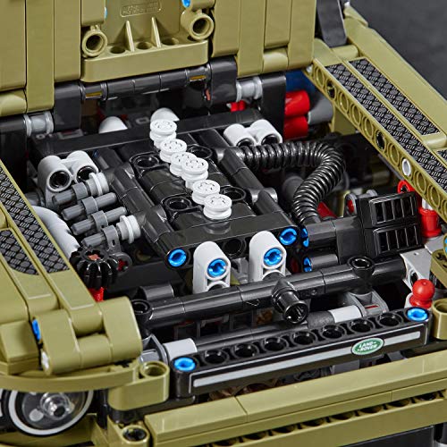 LEGO Technic - Land Rover Defender, Juguete de Construcción de Coche 4x4, Maqueta del Nuevo Modelo de Todoterreno (42110)