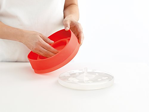 Lékué Recipiente para cocinar Palomitas, Rojo, 20 cm