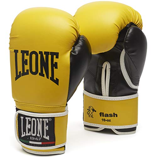 León 1947 Flash, Guantes de Boxeo Unisex-Adulto, Unisex Adulto, Flash, Amarillo