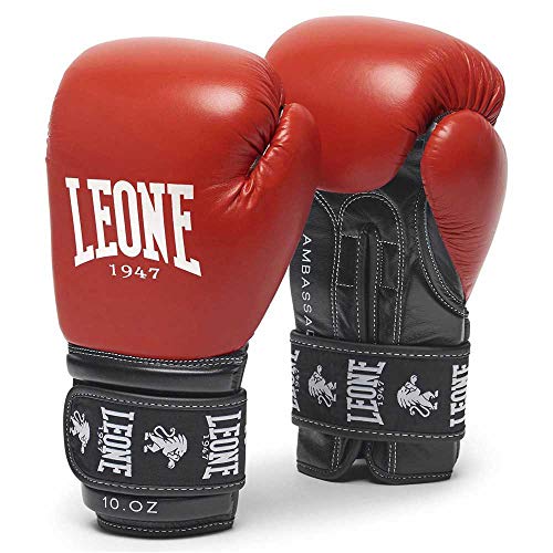 Leone 1947 Guantes de boxeo Ambassador GN207 rojo (16 oz)