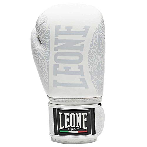 Leone 1964 Maori - Guantes de Boxeo Maori, Unisex, para Adulto, Blanco, 16 oz