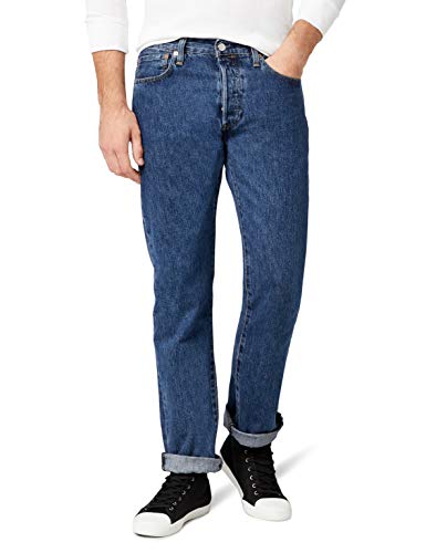 Levi's 501 Original Vaqueros, Stonewash 80684, 33W / 30L para Hombre