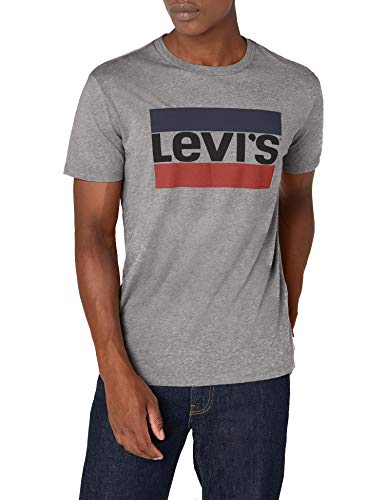 Levi's Graphic Camiseta, 84 Sportswear Logo Grey Midtone Grey Htr, M para Hombre