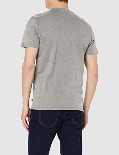 Levi's Graphic Set-In Neck, Camiseta para Hombre, Gris (C18976 Graphic H215 Midtone Htr Grey Graphic H215-Hm 36.2 138), Large