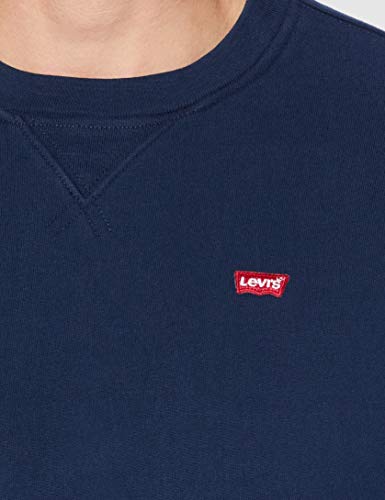 Levi's New Original Crew Sudadera, dress blues, XL para Hombre