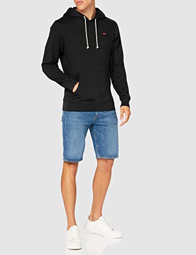 Levi's New Original Hoodie Sudadera con capucha, Mineral Black, L para Hombre