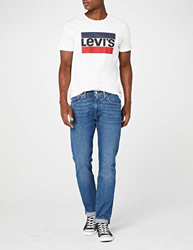 Levi's Sportswear Logo Graphic - Camiseta para Hombre, Blanco (84 Sportswear Logo White 0000), Large