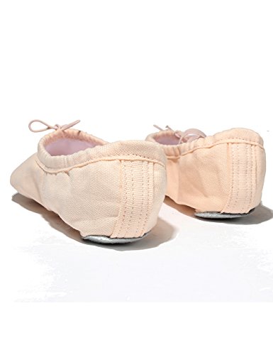 Lily's Locker- Zapatillas de Ballet clásico de Suela Partida Zapatillas Media Punta de Ballet Danza para Niña y Adultos(31, Rosa Claro)