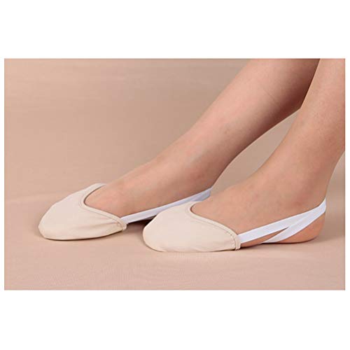 LIOOBO Zapatillas de Baile Ballet Danza Baile Calcetines Antideslizantes para Yoga Suelo para competición de Gimnasia rítmica（Beige tamaño S