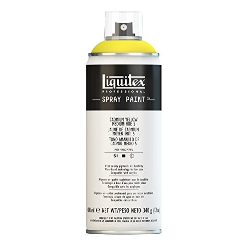 Liquitex Professional - Acrílico en spray, 400ml, amarillo de cadmio medio (imitación) 5