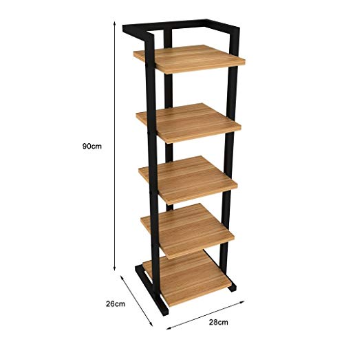 liushop Zapatero Viento Industrial Moderno Rack de Zapatos de 5 Capas Rack de Zapatos for el hogar Rack de Almacenamiento de múltiples Funciones for el hogar Zapatero Ajustable