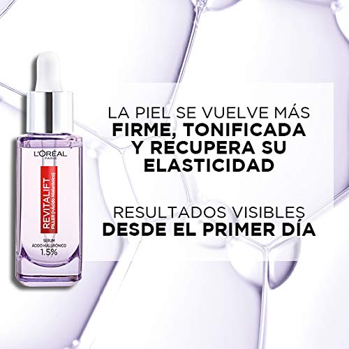 L'Oréal Paris Revitalift Filler Sérum Antiarrugas, Con Ácido Hialurónico Puro, 30 ml