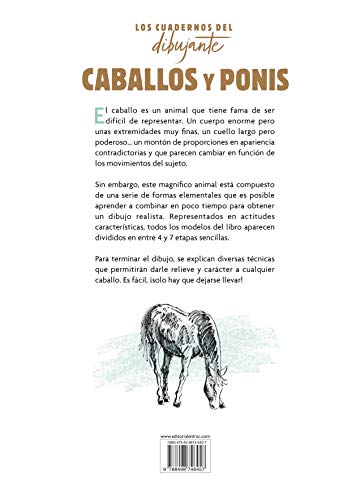 Los Cuadernos Del Dibujante. Caballos Y Ponis: 50 modelos para empezar