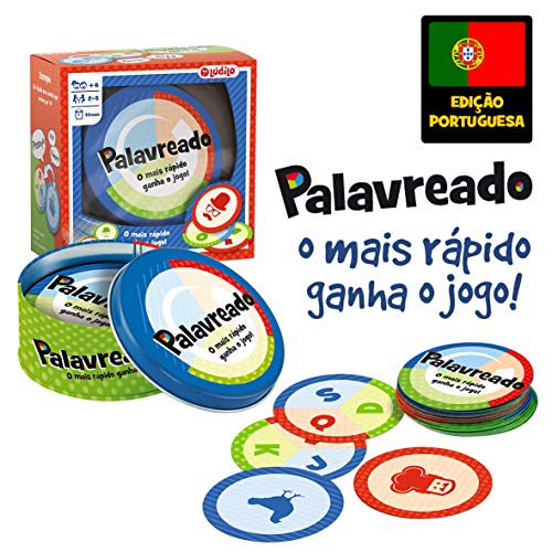 Lúdilo- Palavreado Educativo em família de agilidade Mental, Desenvolvimento da linguagem, palavras, Jogo de tabuleiro para crianças (80862)