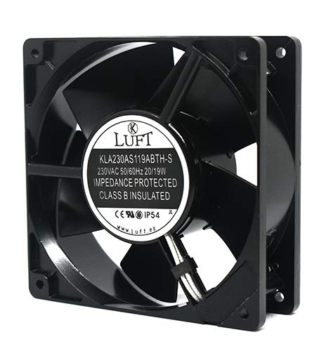 Luft Ventilador para cassette,insertable,ventilador axial120x120x38mm,aspas metálicas,super silencioso.