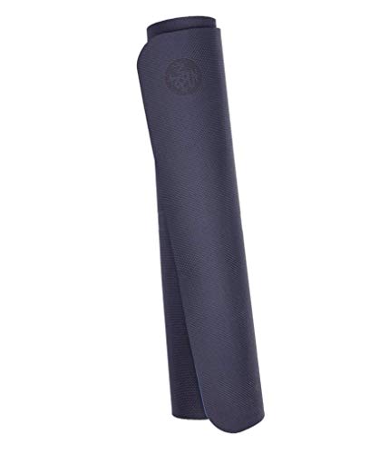 Manduka Begin - Esterilla unisex para yoga y pilates, color azul marino, 152 cm