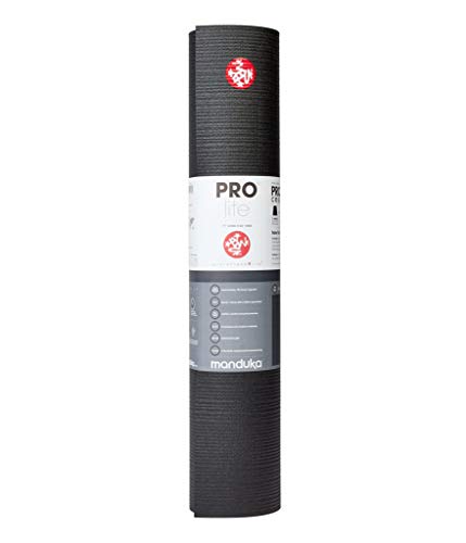 Manduka PROlite - Esterilla de yoga (200 cm), color negro