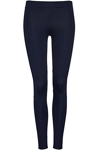 Marca Amazon - AURIQUE Mallas Largas de Deporte Mujer, Azul (Navy), 46, Label:XXL