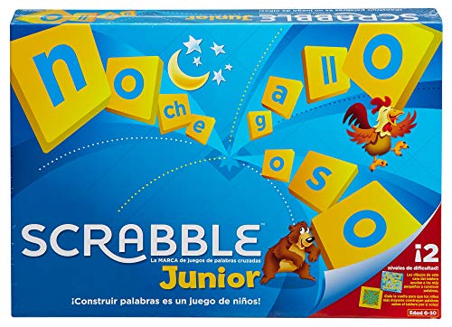 Mattel Games Scrabble junior, juegos de mesa para niños (Mattel Y9669)