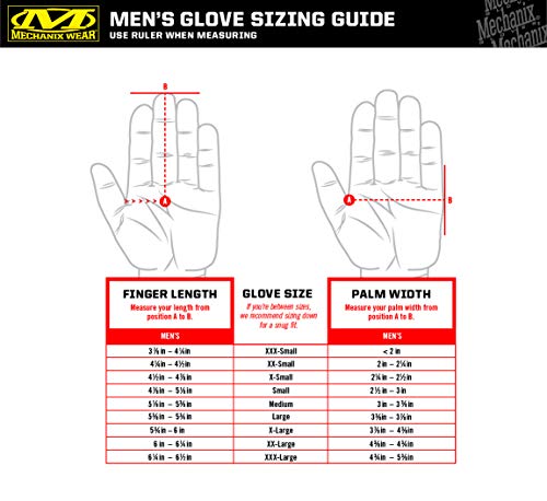 Mechanix Wear MG-72-008 Guantes tácticos, Coyote Marrón, Small