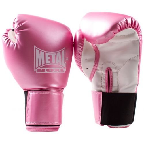 Metal Boxe Guantes De Iniciación Boxeo, Unisex, Rosa, 04oz