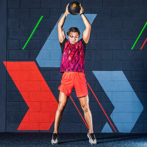 METIS Slam Ball Balones Lastrados 3kg – 20kg | Balones Medicinales de Bajo Rebote para Entrenamiento de Fuerza Central y Musculación | Balón de Fitness para Gimnasio en Casa (20 KG)