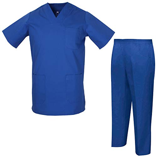 MISEMIYA - Pijams Sanitarios Unisex Uniformes Sanitarios Uniformes Médicos 817-8312 - M, Casaca Sanitarios 817-2 Blanco