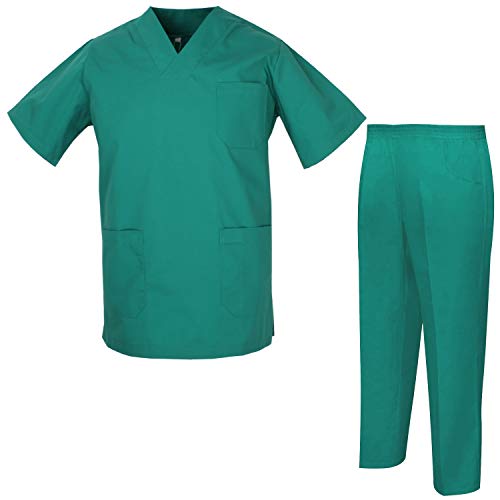 MISEMIYA - Pijams Sanitarios Unisex Uniformes Sanitarios Uniformes Médicos 817-8312 - M, Casaca Sanitarios 817-2 Blanco