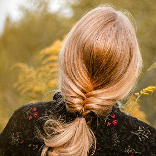 moinkerin 1000 Piezas Gomas Pelo Elástico Banda de Pelo Gomas de Pelo Pequeñas para Cabello de Niños, Trenzas, Peinado de Boda y Más (Negro)