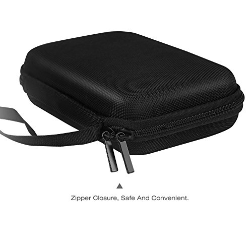 MoKo Estuche portátil con GPS de 7 Pulgadas, Estuche de Almacenamiento portátil con Bolsa Protectora para el navegador GPS Garmin/Tomtom/Magellan con Pantalla de 7"- Negro