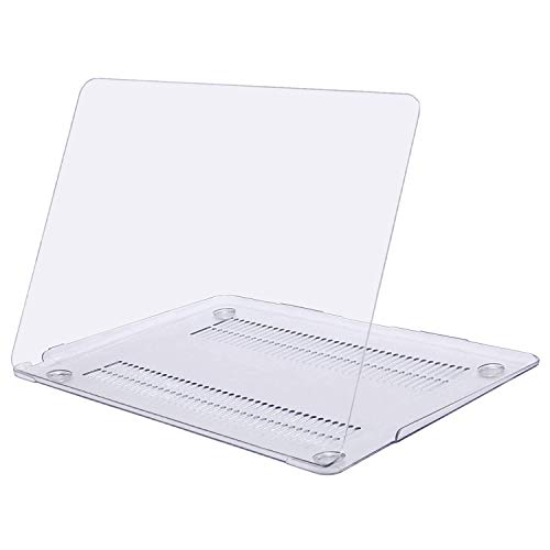 MOSISO Funda Dura Compatible con 2020-2018 MacBook Air 13 Pulgadas A2337 M1 A2179 A1932 con Pantalla Retina & Touch ID,Ultra Delgado Carcasa Rígida Protector de Plástico Cubierta,Cristal