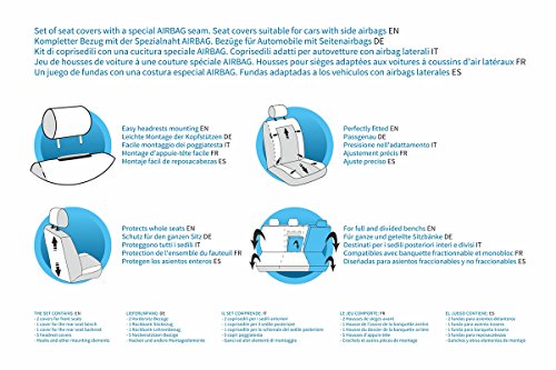 Mossa CM-B Universal Fundas de Asientos - Polipiel - 5902538295932