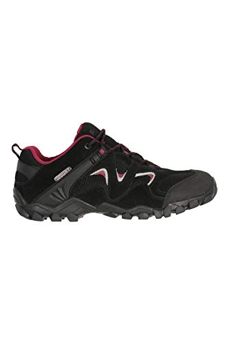 Mountain Warehouse Curlews Zapatos de Las Mujeres - Zapatos Impermeables para la Lluvia, Zapatos de Secado rápido, Entresuela de EVA, Suela de Goma 100% para Caminar Negro Talla Zapatos Mujer 38 EU