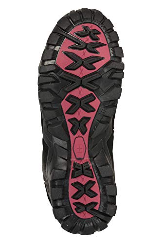 Mountain Warehouse Curlews Zapatos de Las Mujeres - Zapatos Impermeables para la Lluvia, Zapatos de Secado rápido, Entresuela de EVA, Suela de Goma 100% para Caminar Negro Talla Zapatos Mujer 38 EU