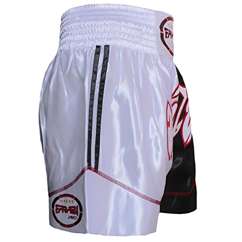 Muay Thai Boxing Kick Boxing Martial Arts Shorts Pink Black Shorts (S)