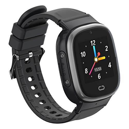 MY WATCH ★ Reloj GPS Niños 2.0 Smartwatch para Niños Color Negro Resistente al Agua Pantalla Táctil Reloj Niño GPS Localizador y Llamadas, WiFi, LBS, Voz, Cámara, SOS Batería 520 Mah