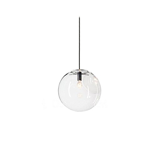 mzstech - Bola förmiges clásico cristal de hängendes brillante creativo einzelnes brillante Principal de lámpara de cristal tono (20cm)