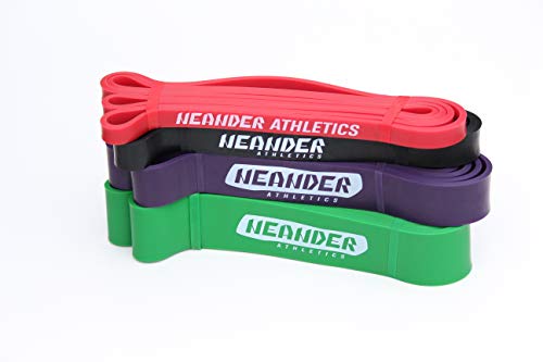 NEANDER ATHLETICS Bandas elásticas de resistencia | Musculación, Crossfit, Powerlifting, Fitness, Deporte Training | Ayuda a Tracción, calentamiento, estiramiento y movilidad