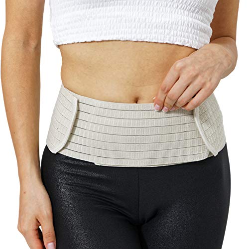 NEOtech Care - Accesorio 3 en 1, Faja de Maternidad, Faja posparto y cinturón pélvico - Material Transpirable - Beige - L