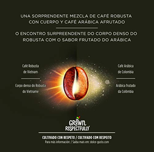 Nescafé DOLCE GUSTO Magnum ESPRESSO INTENSO - Cápsulas de Café 3 x 30 - 90 Cápsulas