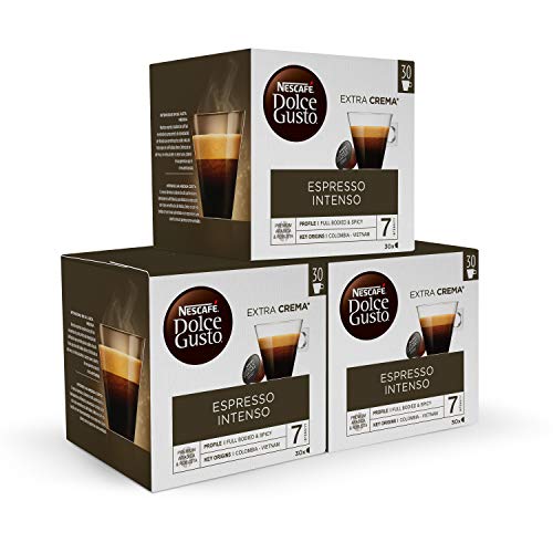 Nescafé DOLCE GUSTO Magnum ESPRESSO INTENSO - Cápsulas de Café 3 x 30 - 90 Cápsulas