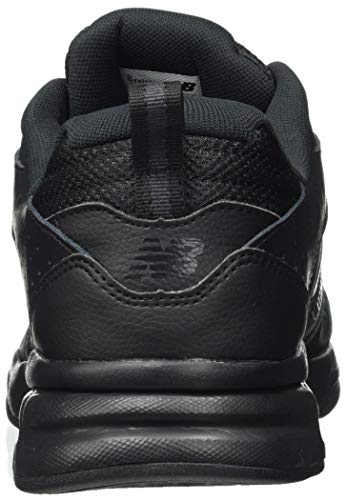 New Balance 624v5, Zapatillas Deportivas para Interior para Hombre, Negro (Black/Black Ab5), 42.5 EU X Wide