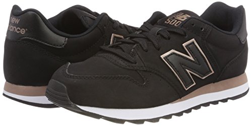 New Balance Gw500v1, Zapatillas de Deporte para Mujer, Negro (Black/Rose Gold Br Black), 39 EU