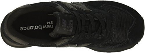 New Balance Hombre 574v2-core Trainers Zapatillas, Negro (Triple Black), 43 EU